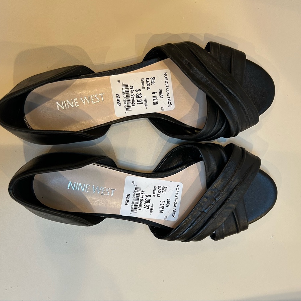 Nine West Black Women's Sandals